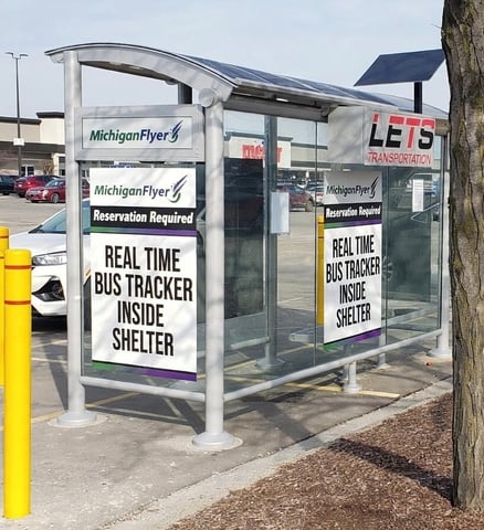 Brighton Bus Shelter Cut Down